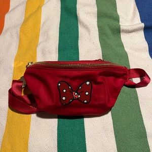 Stoney Clover Lane Ruby Fanny with OG Minnie x Fable bow (sewn by SCL) BNWOT